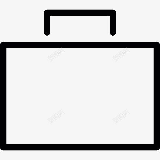 空白的公文标图标png_新图网 https://ixintu.com 商业案例 手提箱 白色 行李 集装箱