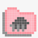 像素像素文件夹草莓游戏InP图标图标