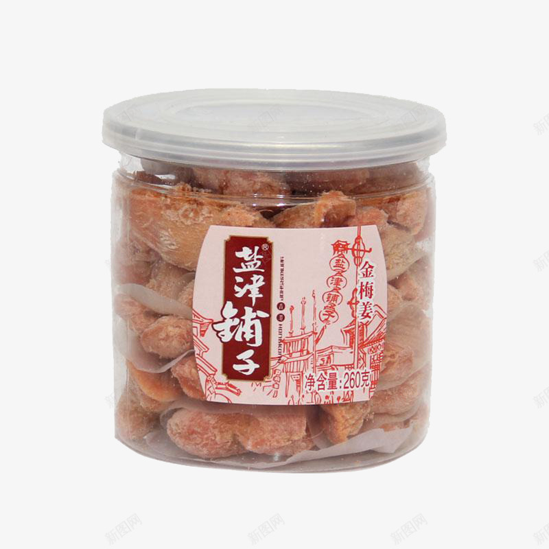 盐津铺子金莓姜png免抠素材_新图网 https://ixintu.com 产品实物 休闲零食 甜食 蜜饯果干 金莓姜