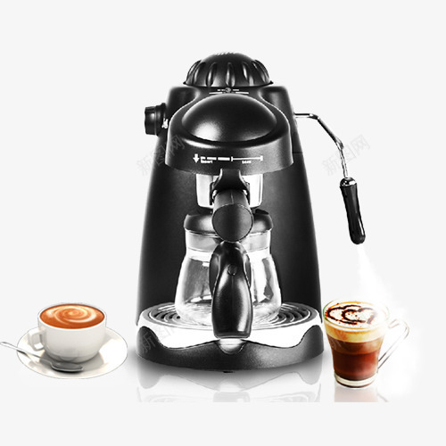 雪特朗全自动咖啡机png免抠素材_新图网 https://ixintu.com 产品实物 全自动 可打奶泡机 咖啡机 家用 意式 花式咖啡 雪特朗
