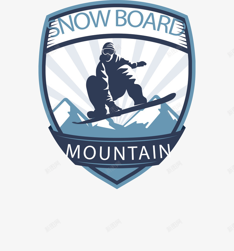 手绘雪山滑雪的人标签矢量图图标ai_新图网 https://ixintu.com 手绘风 滑雪 滑雪标签 滑雪的人 矢量png 雪山 矢量图