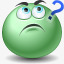 问题的脸表情符号GreenE图标png_新图网 https://ixintu.com emoticon face question 的脸 表情符号 问题