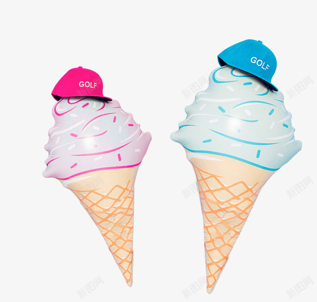 冰淇淋装饰物png免抠素材_新图网 https://ixintu.com 冰淇淋 可爱 热门推荐 甜点 装饰物