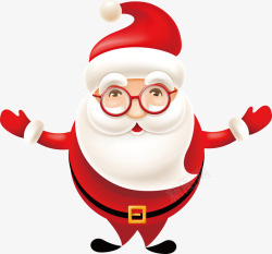 圣诞老人眼镜圣诞老人高清图片
