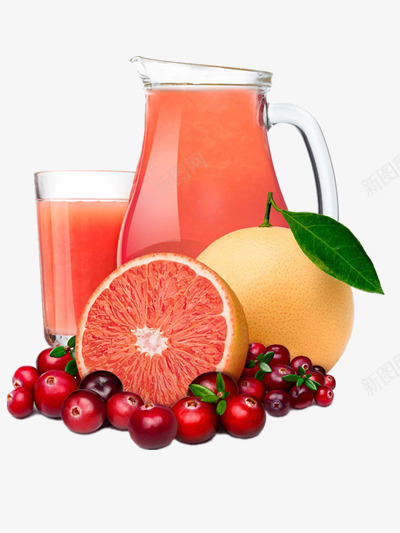 果汁png免抠素材_新图网 https://ixintu.com 水杯 西柚汁 饮品