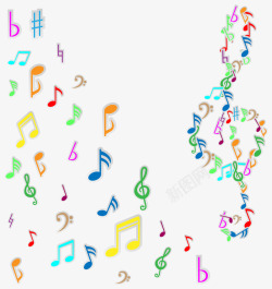音乐符号艺术矢量图素材
