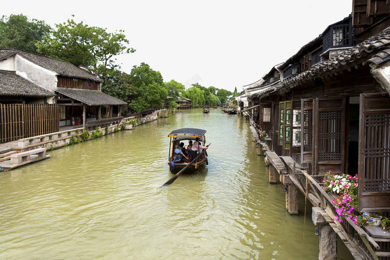 清新风景江苏乌镇png免抠素材_新图网 https://ixintu.com 乌镇 休闲 地域 建筑 旅游 江苏 江苏建筑 清新 风景