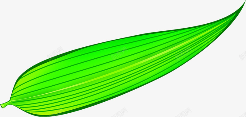 叶子长条端午png免抠素材_新图网 https://ixintu.com 叶子 端午 长条