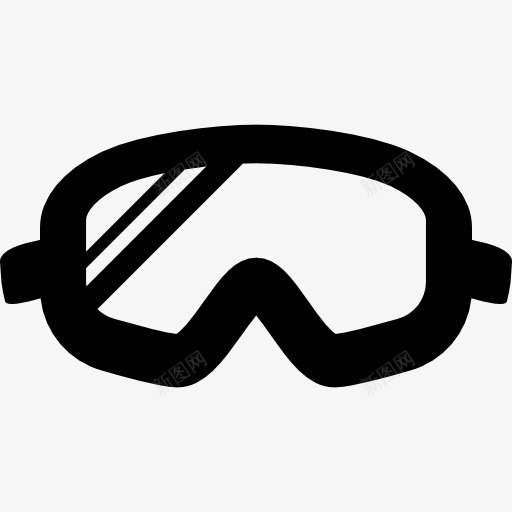 滑雪眼镜图标png_新图网 https://ixintu.com 滑雪 滑雪眼镜 玻璃 运动