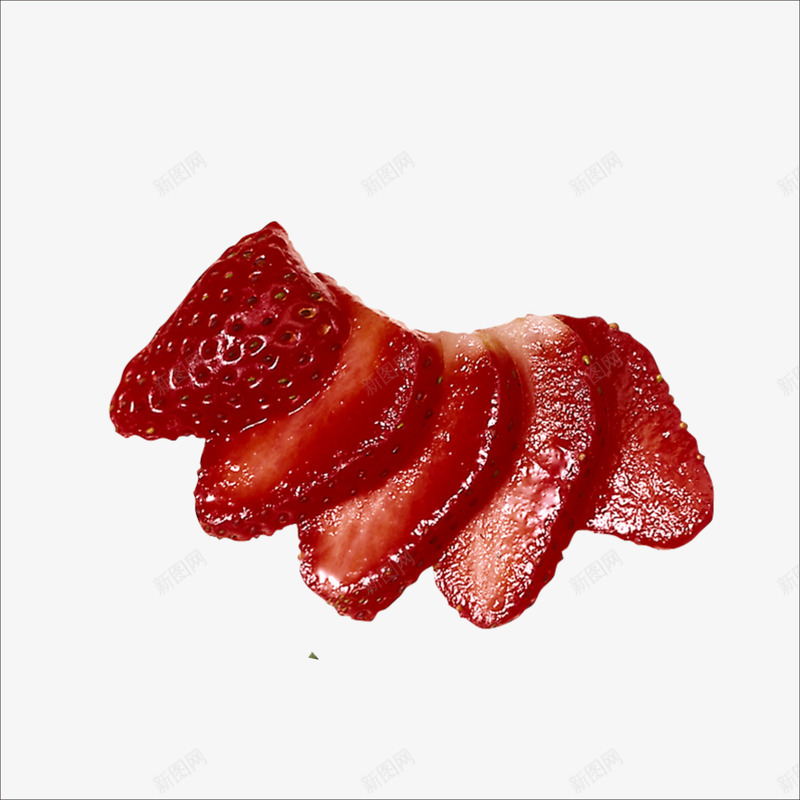 草莓png免抠素材_新图网 https://ixintu.com 切片草莓 鲜红草莓