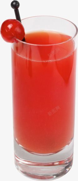 番茄水果汁素材
