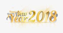 创意效果元旦装饰品2018高清图片