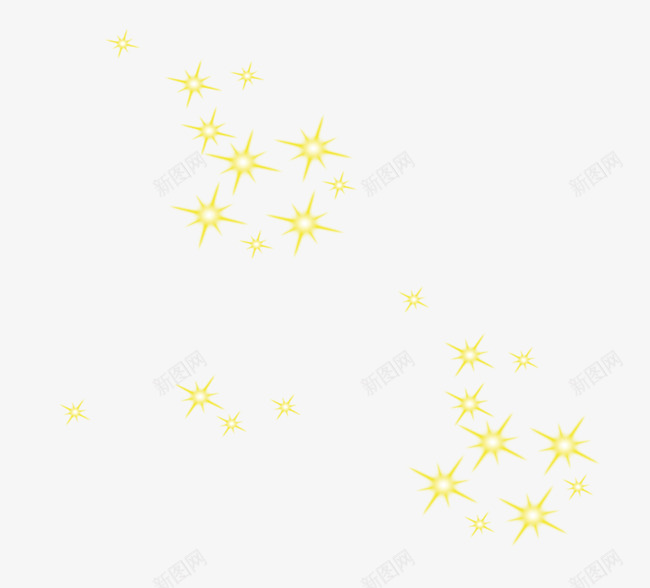 黄色点光png免抠素材_新图网 https://ixintu.com 星星光亮 海报设计点缀素材 黄色光