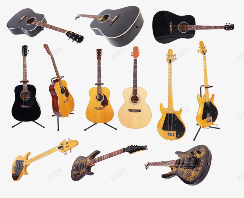 各种古典吉他png免抠素材_新图网 https://ixintu.com 乐器 古典 吉他 演奏 音乐 高清
