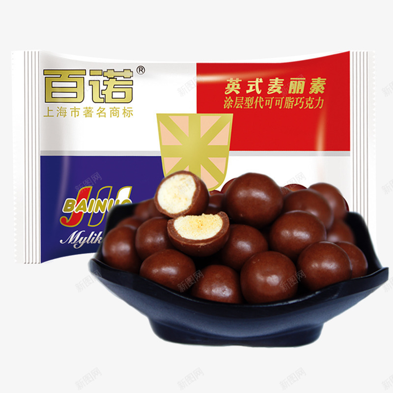 百诺麦丽素png免抠素材_新图网 https://ixintu.com 产品实物 巧克力 英式 零食