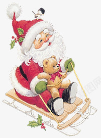 卡通圣诞老人滑雪橇海报背景png免抠素材_新图网 https://ixintu.com 卡通 圣诞老人 海报 滑雪 背景