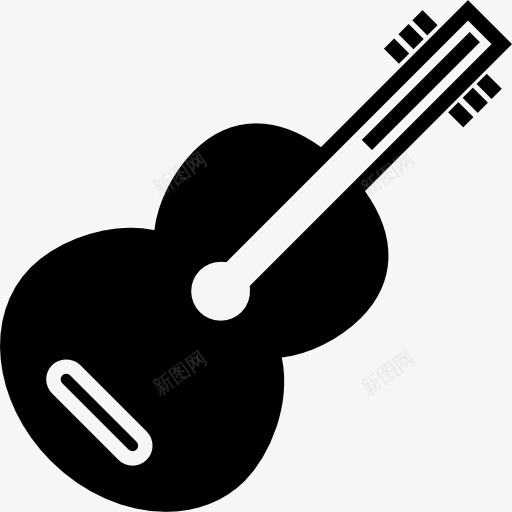 吉他图标png_新图网 https://ixintu.com 乐器 和弦 音乐 音符 音符花边