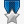 蓝色的银星勋章icon图标图标