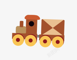 婴儿玩具火车素材