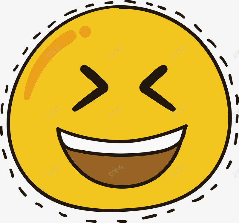 微笑表情png免抠素材_新图网 https://ixintu.com 微笑 微笑表情 标签 精美 表情设计 贴纸