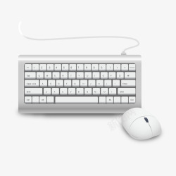电脑配件素材白色现代数码产品高清图片