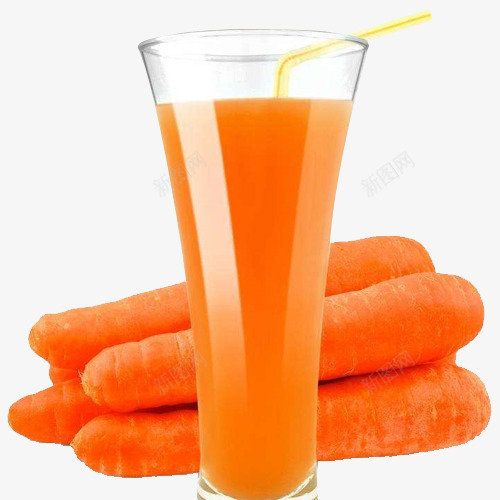 胡萝卜配萝卜汁png免抠素材_新图网 https://ixintu.com 习惯 果汁 橙色 维生素 胡萝卜 萝卜汁 饮料