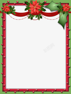 简单圣诞节相框素材