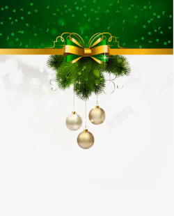 装饰小铃铛圣诞节到了高清图片
