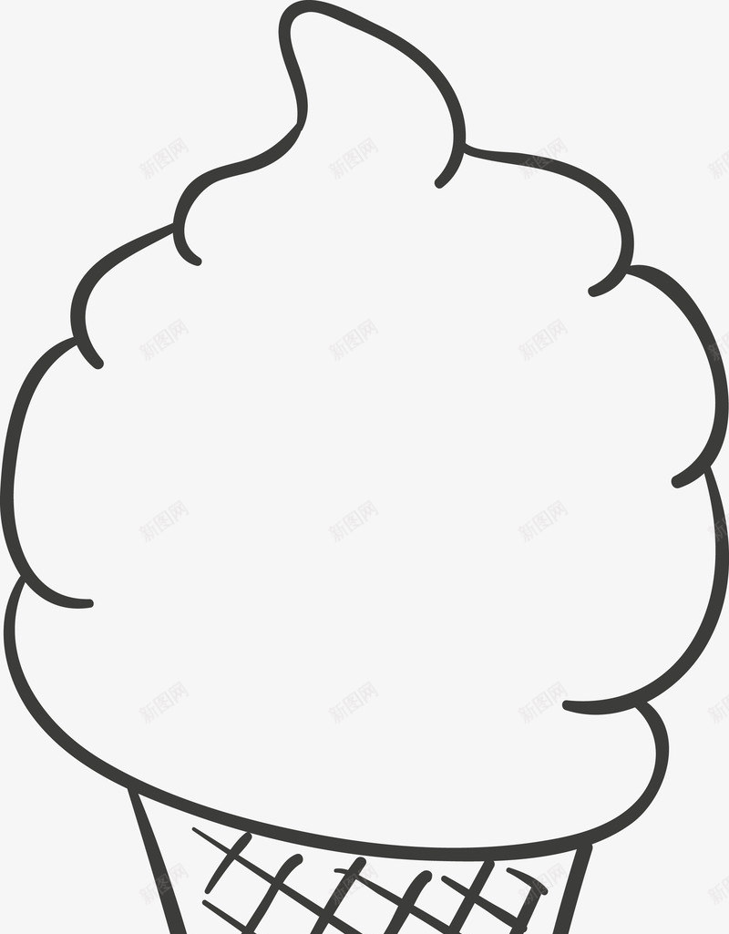 卡通手绘冰淇淋图标png_新图网 https://ixintu.com 冰棒 冰淇凌 冰淇淋简笔画 手绘冰淇凌 手绘雪糕 手绘食物 矢量雪糕 美食 雪糕 雪糕图标 食物
