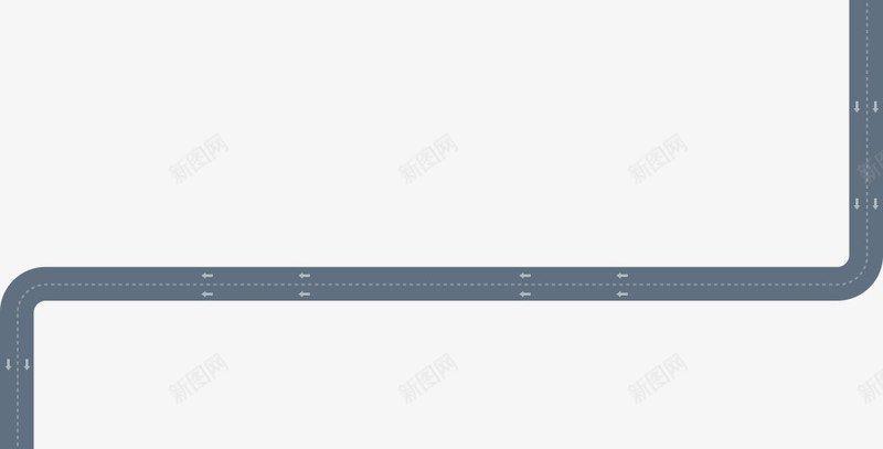 卡通道路曲线装饰png免抠素材_新图网 https://ixintu.com 卡通 曲线 装饰 道路