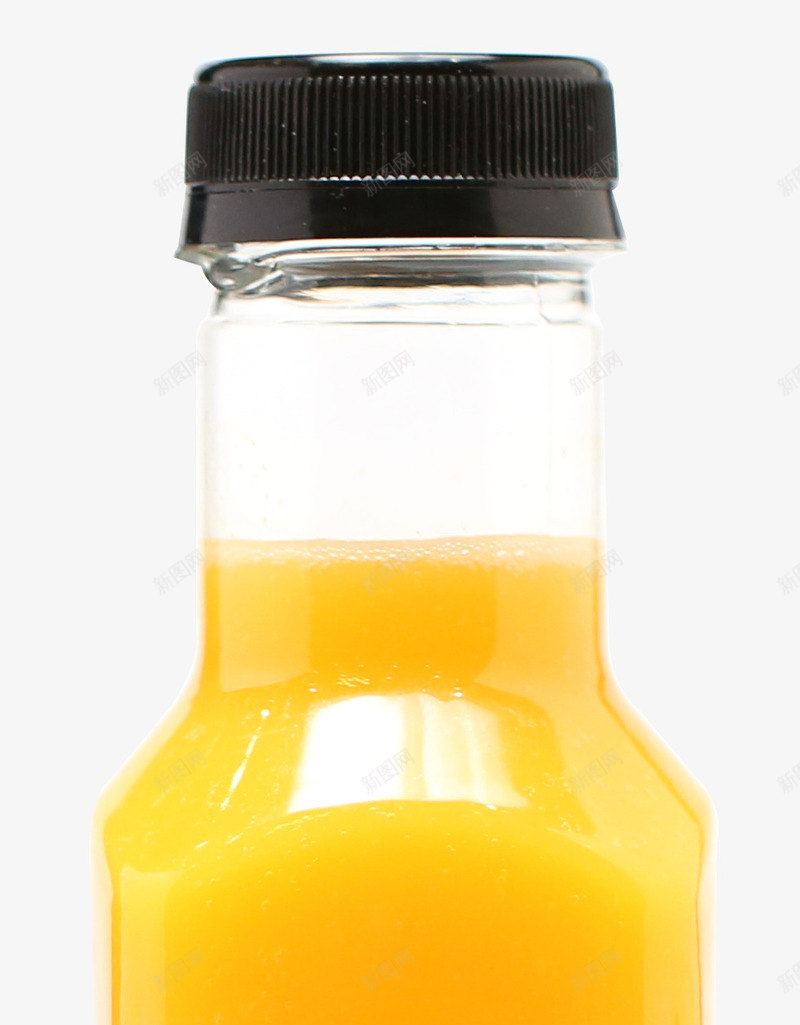 一瓶果汁png免抠素材_新图网 https://ixintu.com 果汁 瓶子 矢量装饰 装饰 黄色