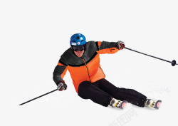 飞速滑雪的人冬季滑雪的人高清图片