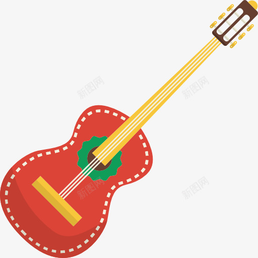 吉他图标png_新图网 https://ixintu.com 乐器 乐队 吉他 弦乐器 新图网 西班牙吉他 音乐