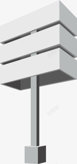 户外广告牌矢量图素材