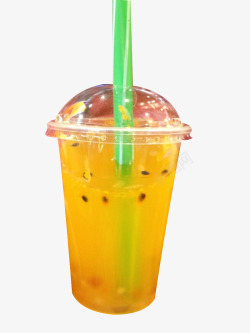 百香果果汁素材
