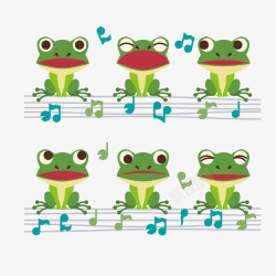 唱歌的青蛙青蛙高清图片