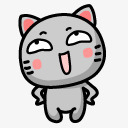可爱小猫表情图标png_新图网 https://ixintu.com 可爱小猫表情图标下载