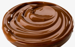旋涡甜品一堆融化的巧克力旋涡高清图片