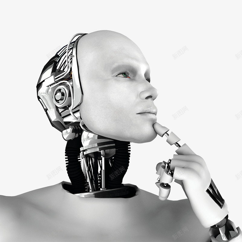 安全科技机器人png免抠素材_新图网 https://ixintu.com 可爱 安全 安全科技 技术 智能 未来 机器人 概念 白色 科学 科幻 科技 科技机器人 蓝色 金属感