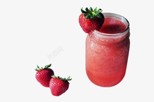 草莓沙冰png免抠素材_新图网 https://ixintu.com 冷饮 沙冰 美食 草莓