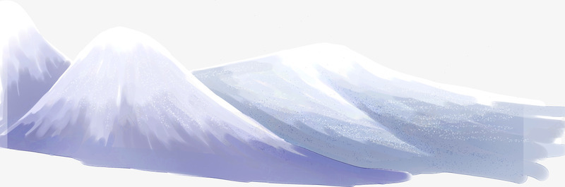 创意合成白色的雪山手绘png免抠素材_新图网 https://ixintu.com 创意 合成 白色 雪山