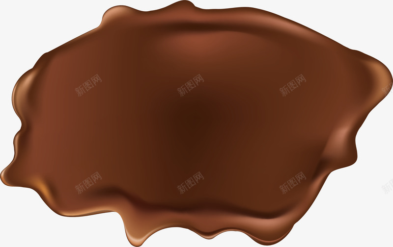 丝滑牛奶巧克力png免抠素材_新图网 https://ixintu.com 丝滑巧克力 巧克力 牛奶巧克力 甜品 矢量png 融化巧克力
