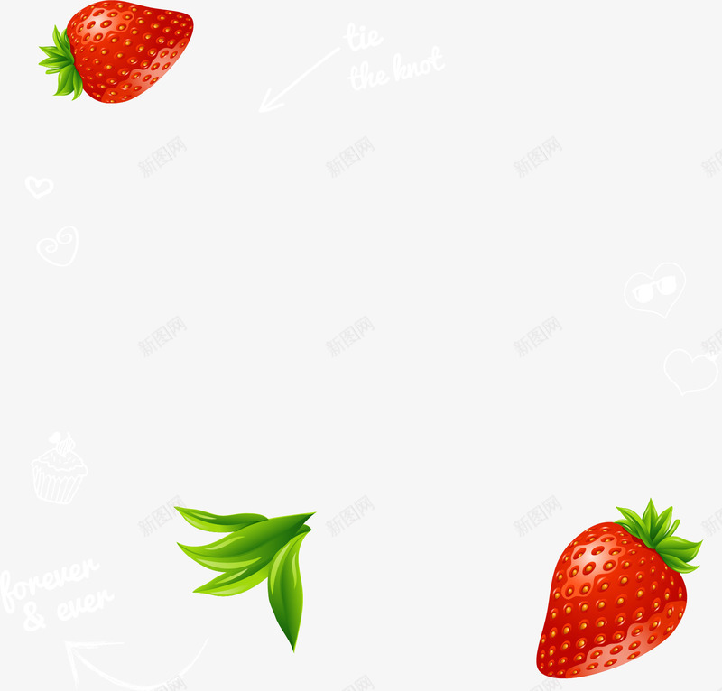 精美水果清新草莓矢量图ai免抠素材_新图网 https://ixintu.com 水果 清新 精美 草莓 矢量图