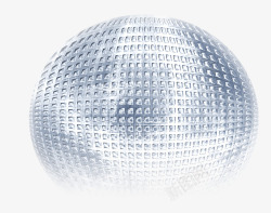 球形建筑金属质感球高清图片