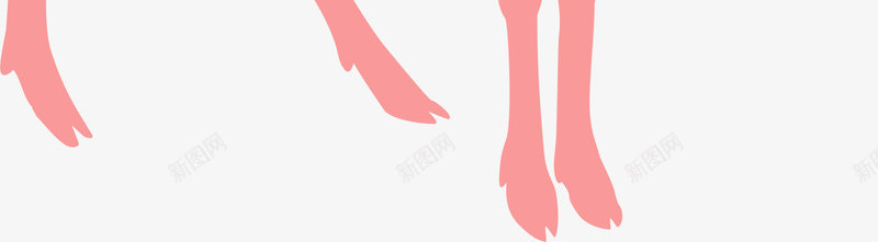 粉色美丽麋鹿png免抠素材_新图网 https://ixintu.com 圣诞节 清新梅花鹿 粉色麋鹿 美丽动物 花朵麋鹿 装饰图案