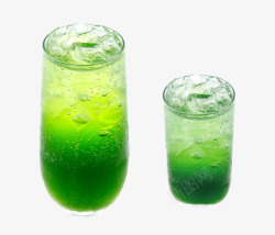 绿色青瓜冷饮冰块黄瓜汁高清图片