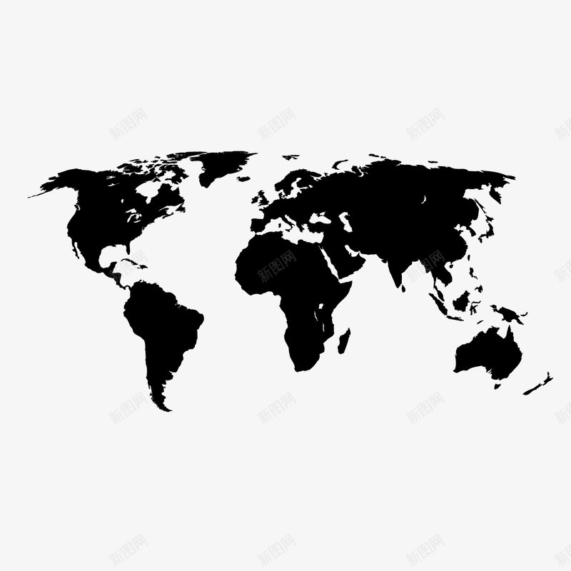 黑白地图png免抠素材_新图网 https://ixintu.com 图图 图案 地图 地图边框 方块 点赞 空白 色块 边框