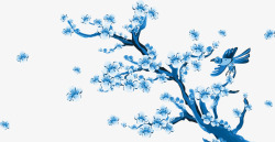 中国青花桌面图标下载梅花花纹高清图片
