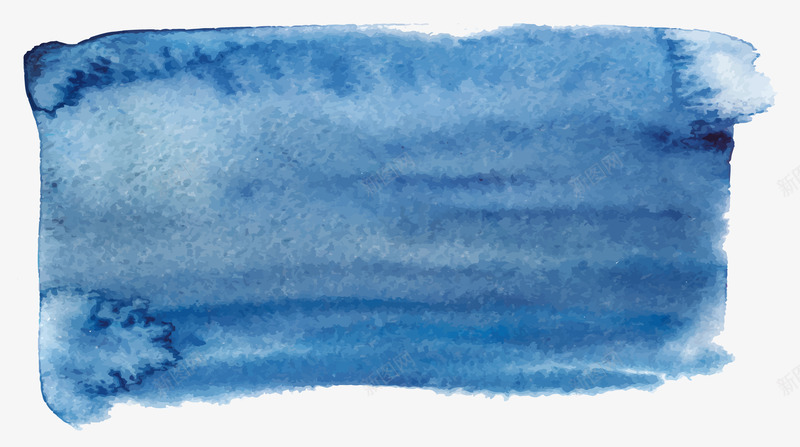 蓝色水粉图案png免抠素材_新图网 https://ixintu.com 底纹装饰 手绘水墨装饰元素 泼墨 笔刷 笔画 笔触