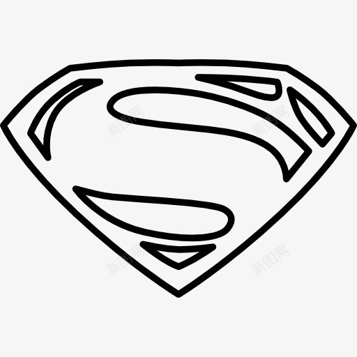 超人图标png_新图网 https://ixintu.com superheroe 标志 标识 漫画 电影 直流